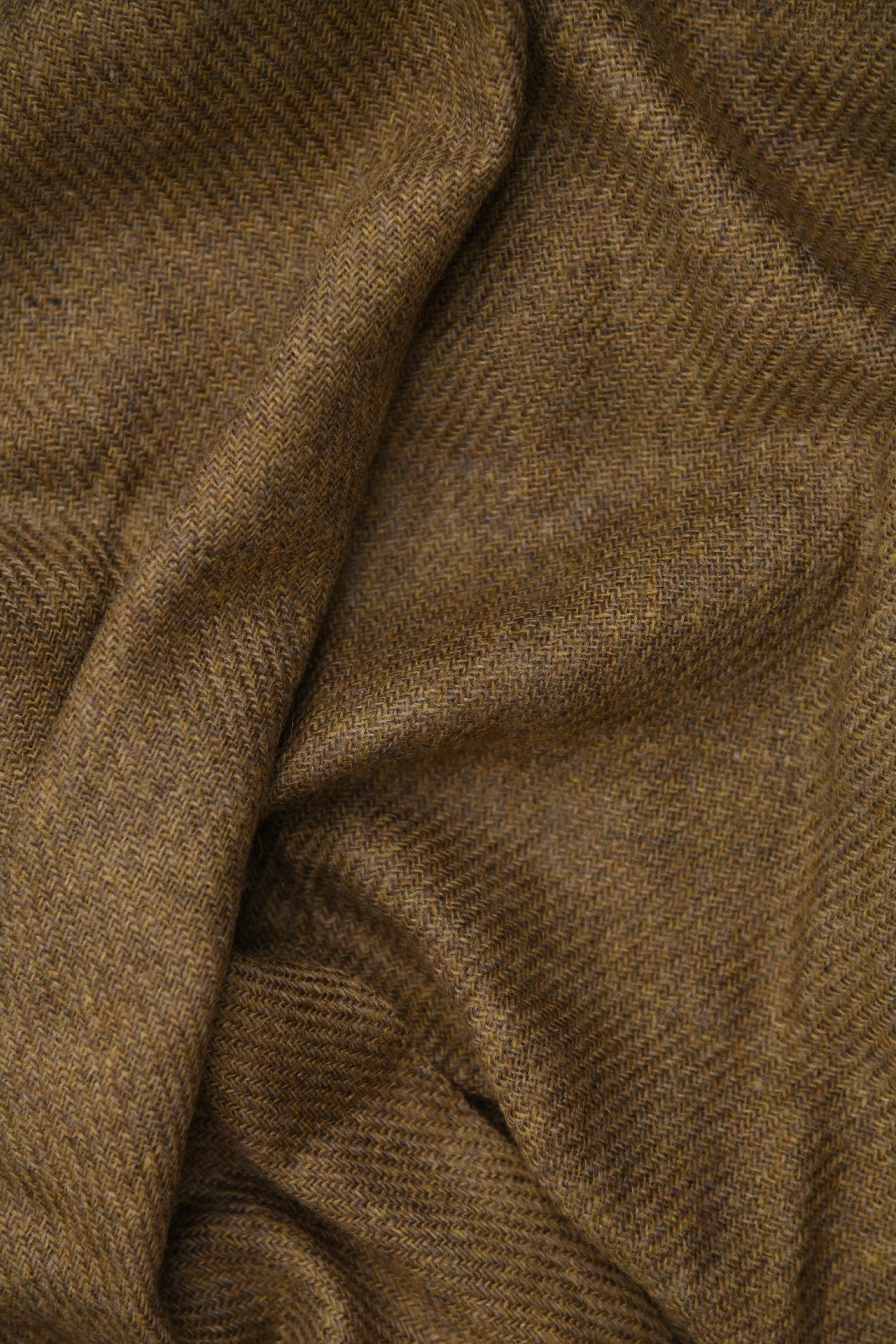 Men Brown Woolen Stole