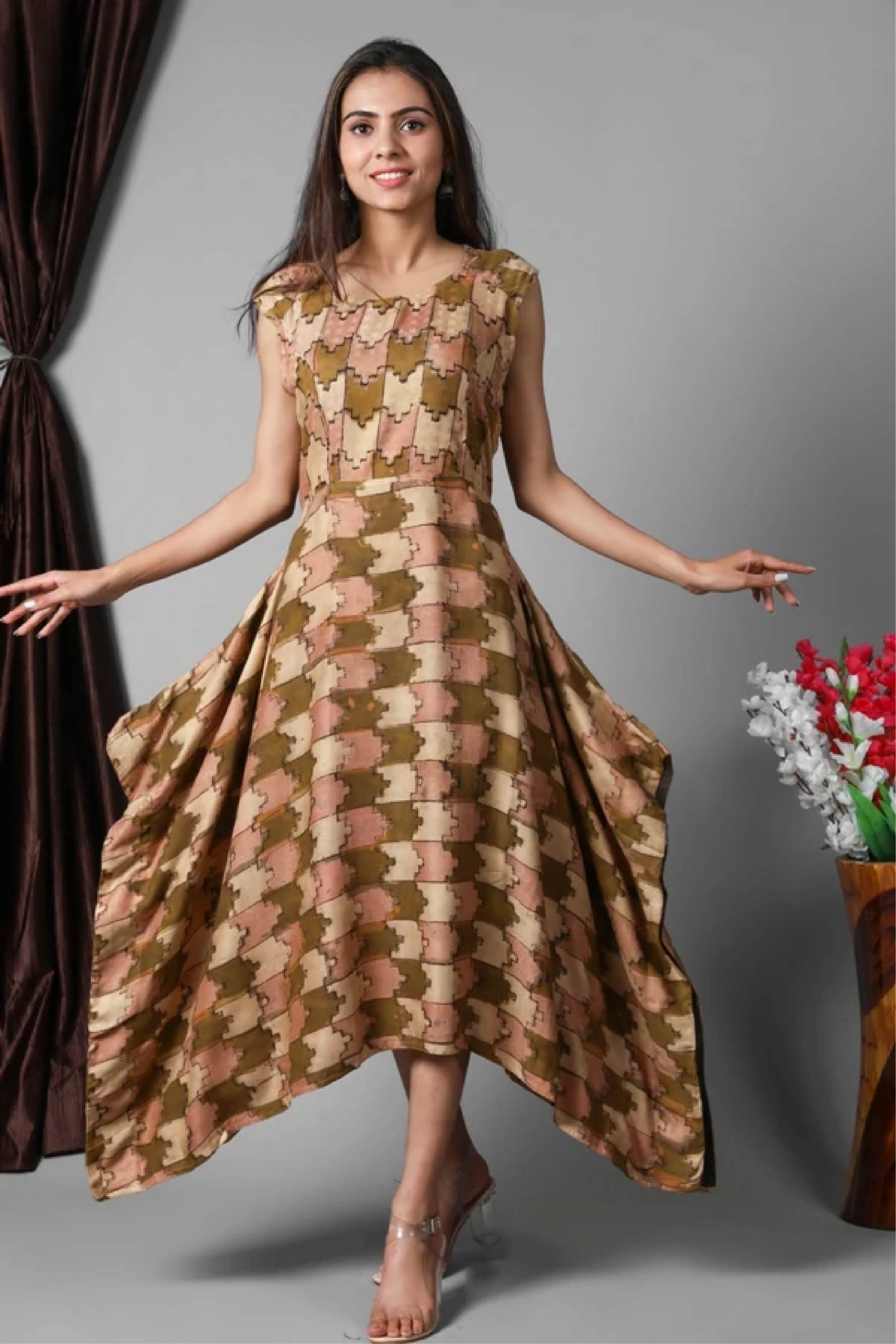 Dress-Ajrakh
