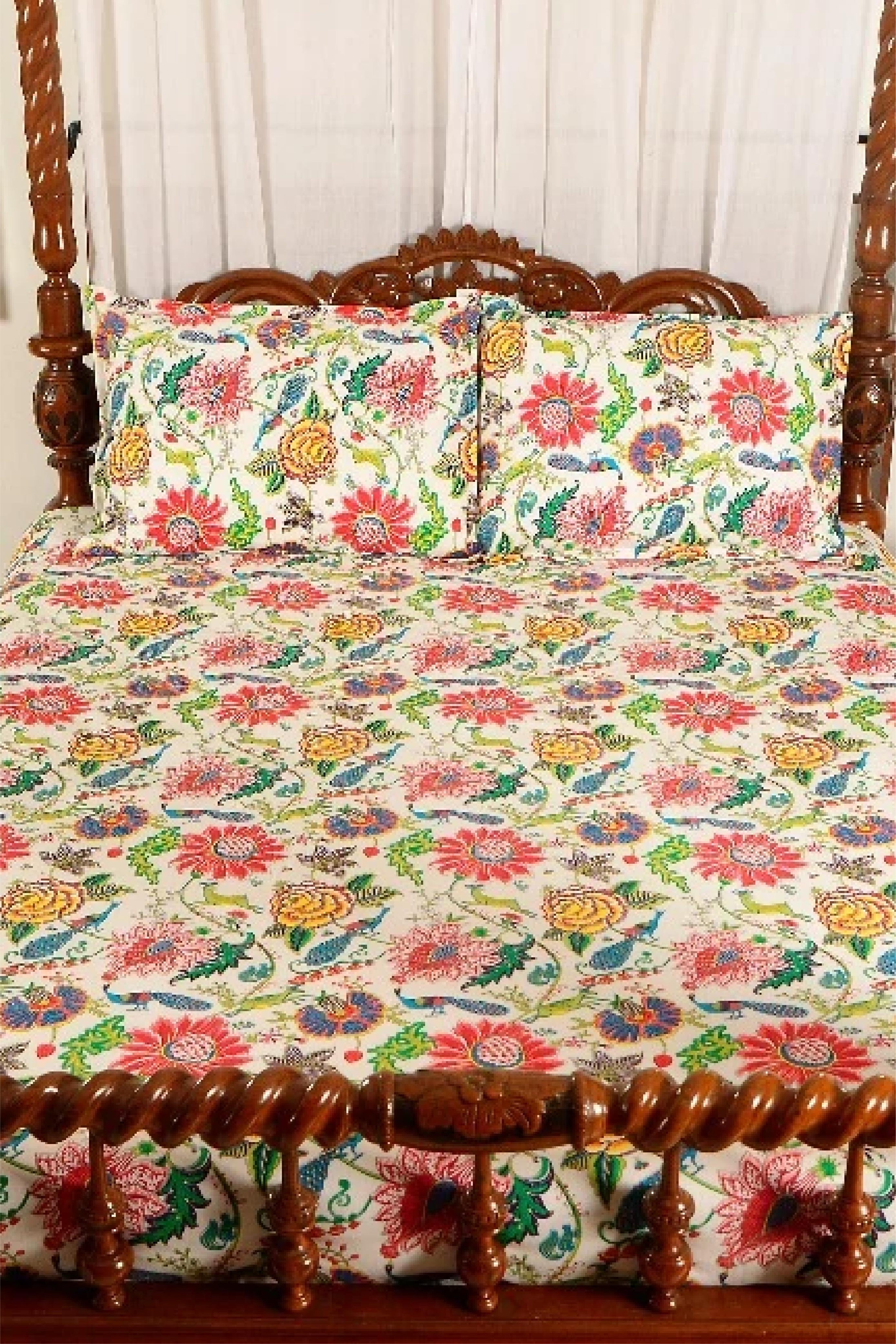 Peacock - Bed Sheet