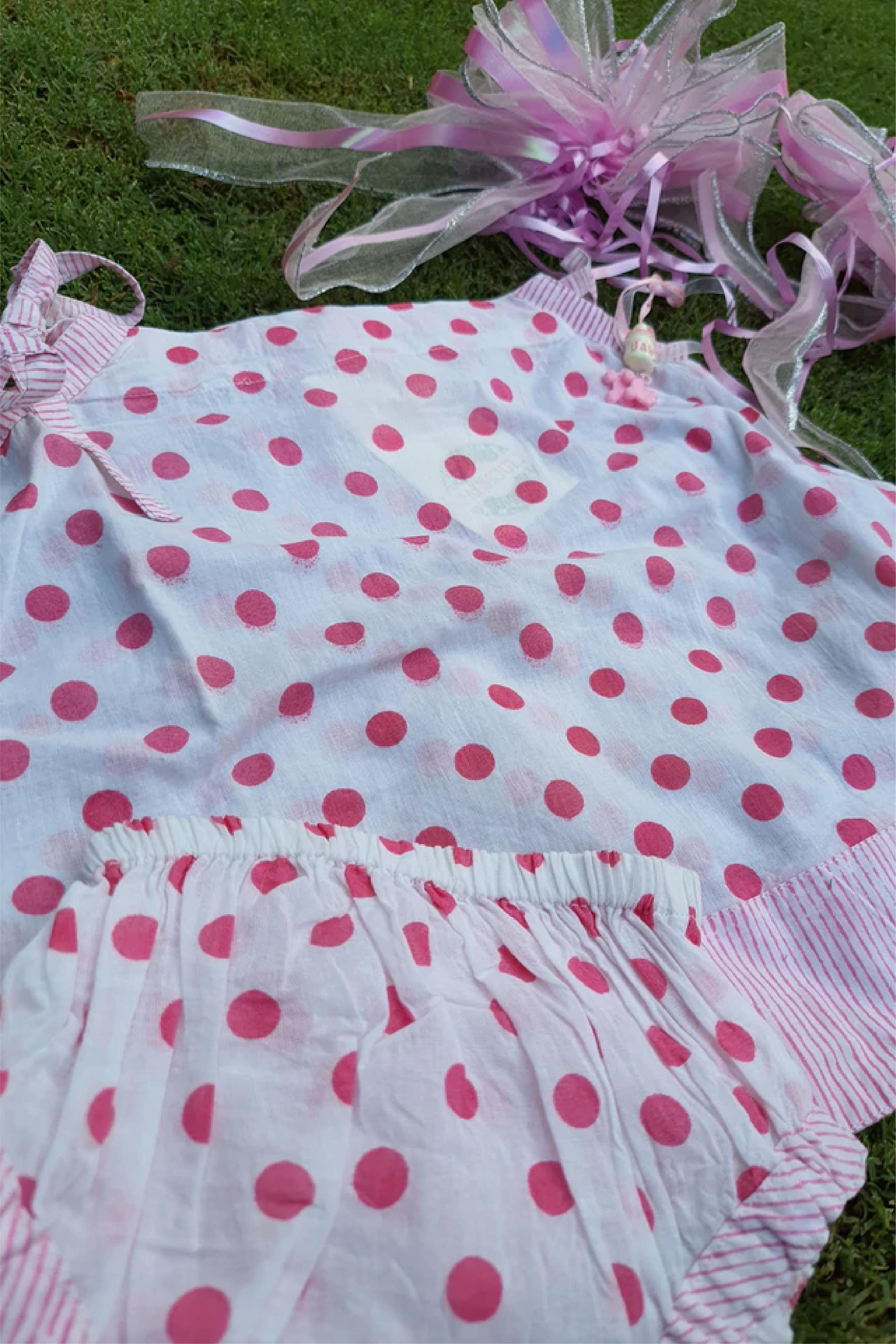 Polka Dots - Infant Dori Top & Shorts Set
