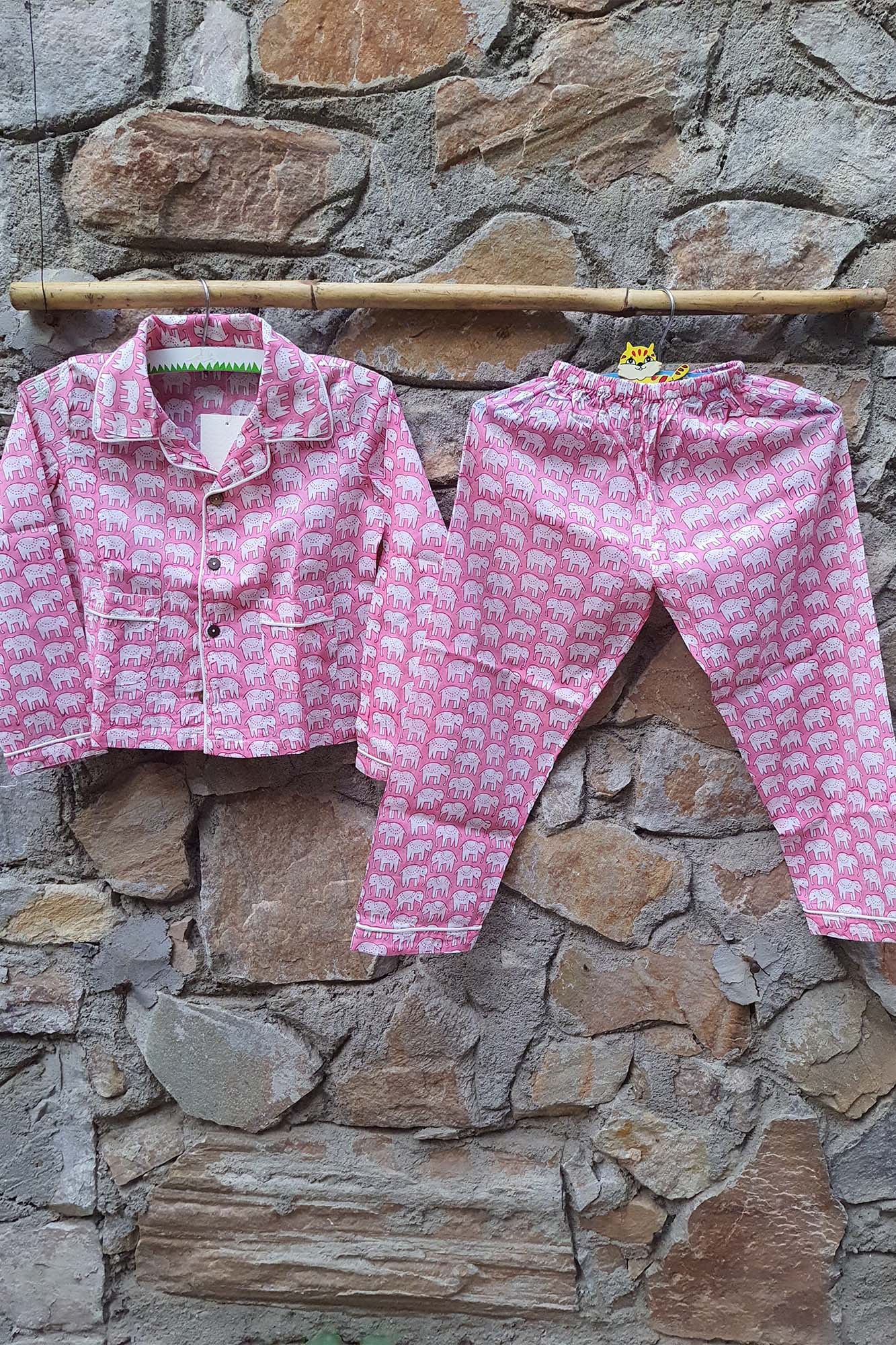 Pink Elephant - Night Suit