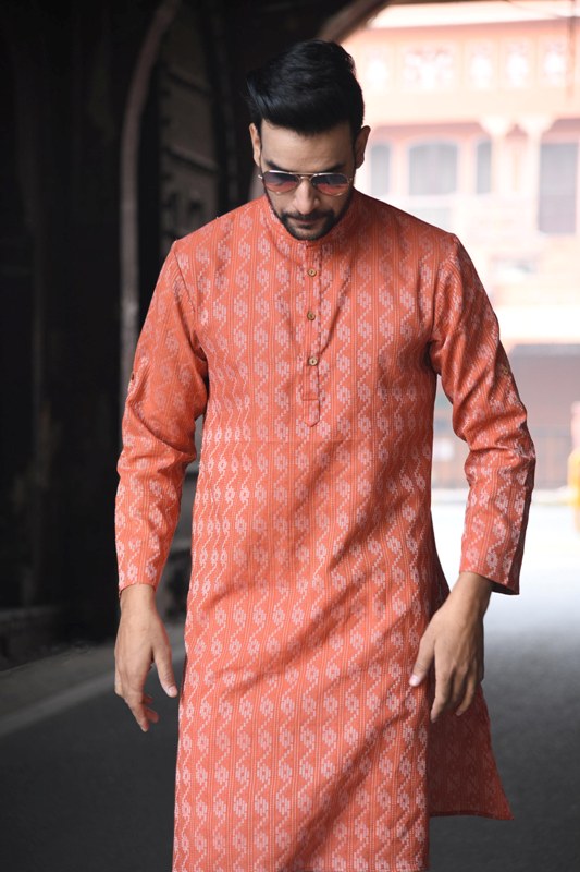 Tobacco Rust Long Kurta