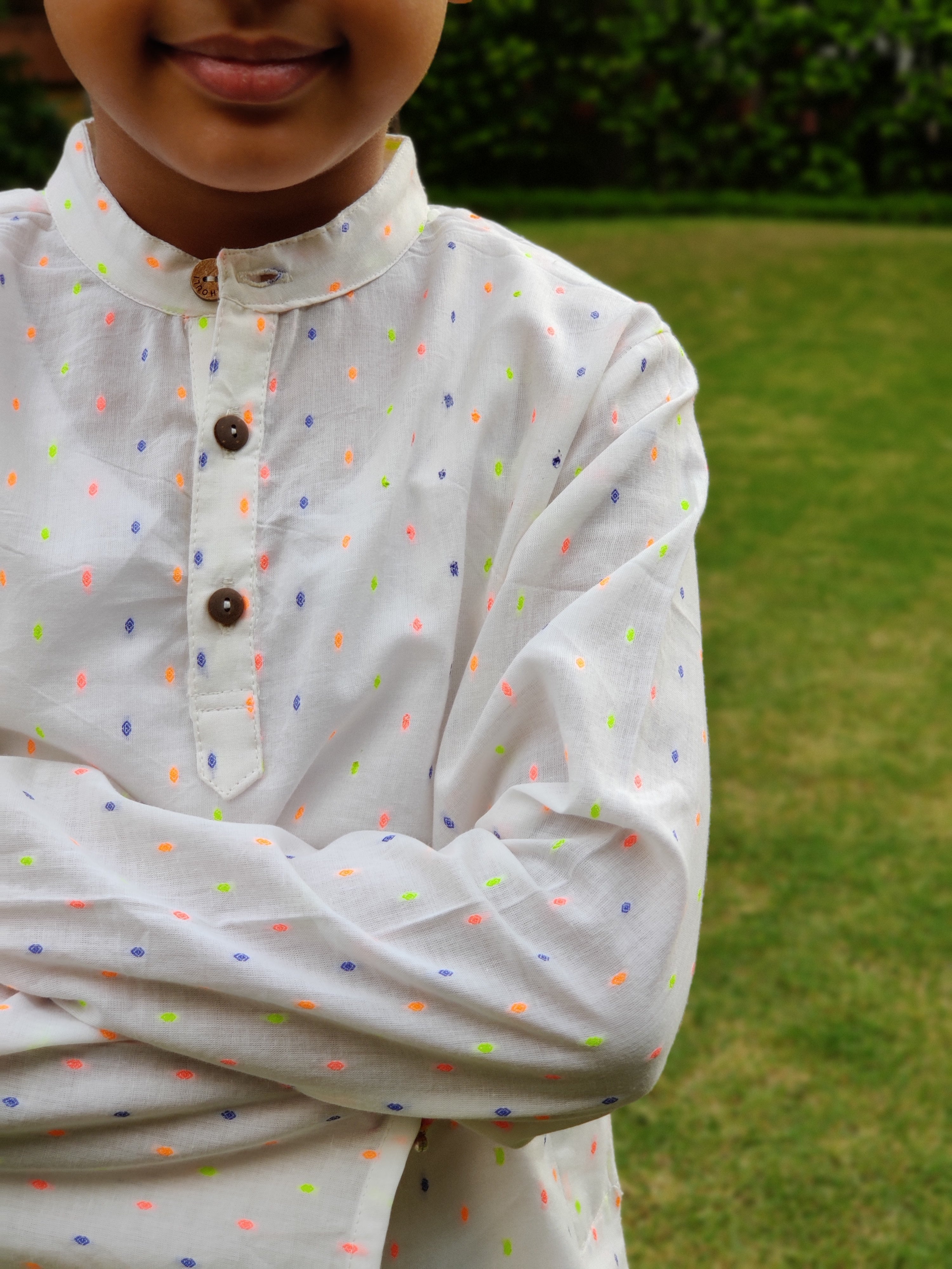 Boy Dobby Multicolour kurta