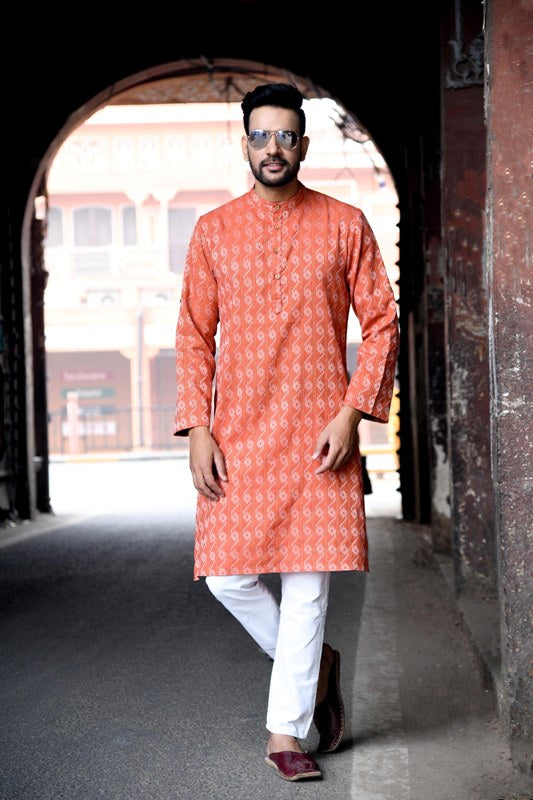 Tobacco Rust Long Kurta