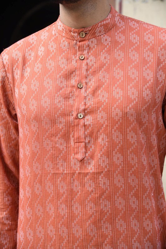 Tobacco Rust Long Kurta