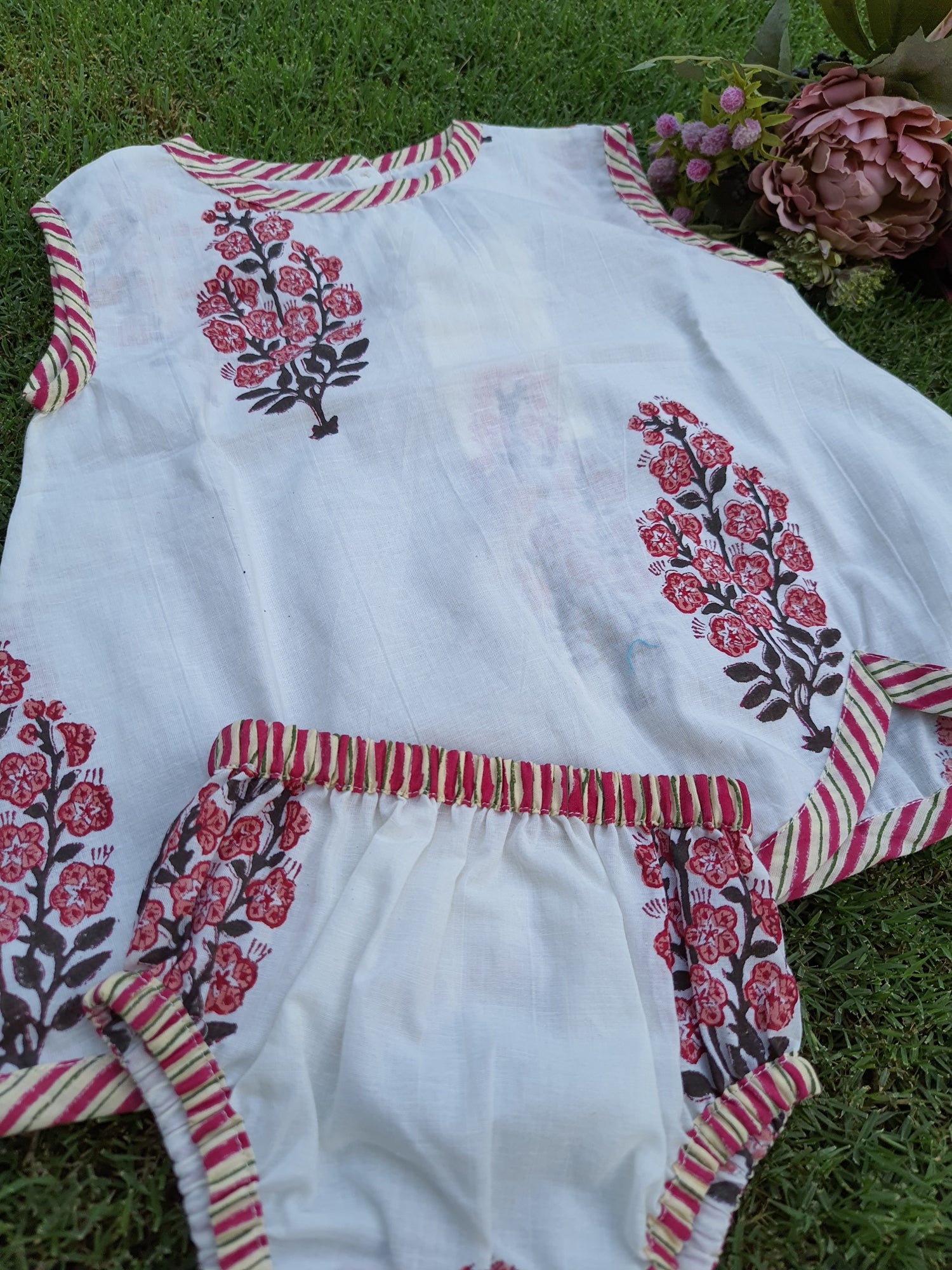 Block Boota - Infant Baby Dress With Shorts