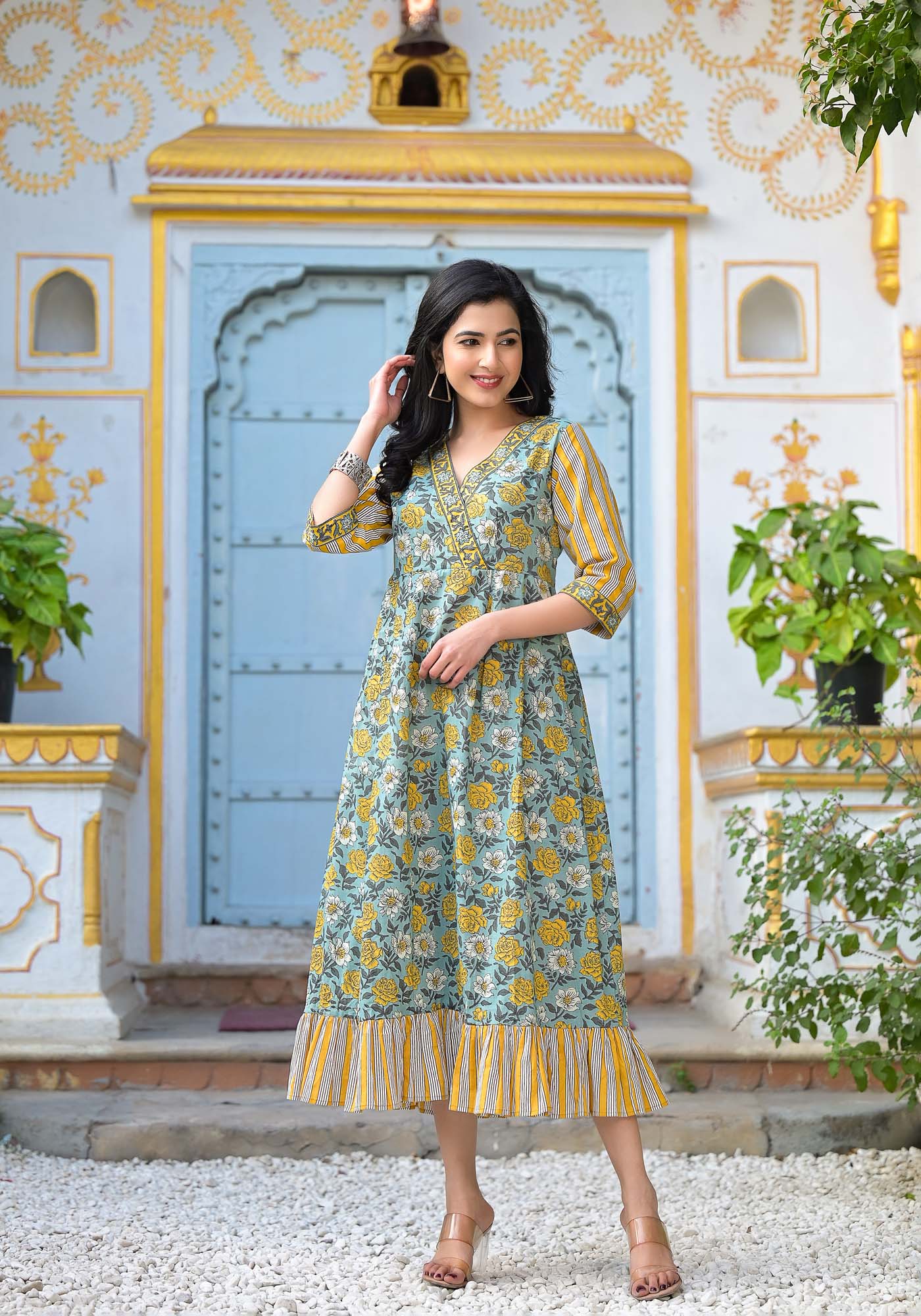Dress Long Women Milano Green