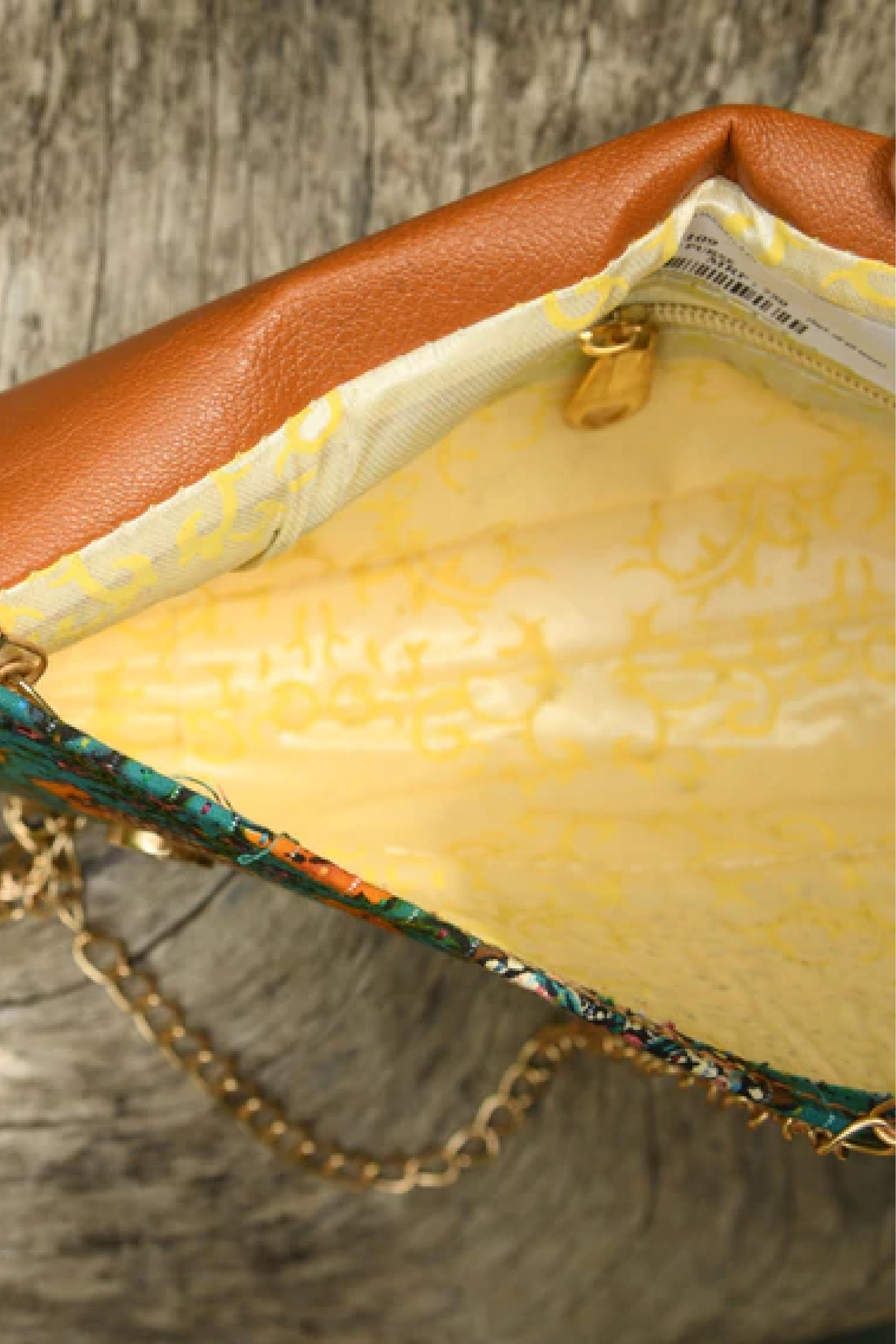 Floral Handcrafted Wallet with String