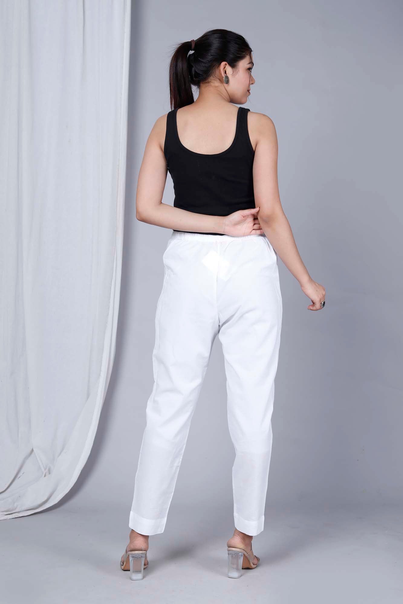 Pant Regular Women White