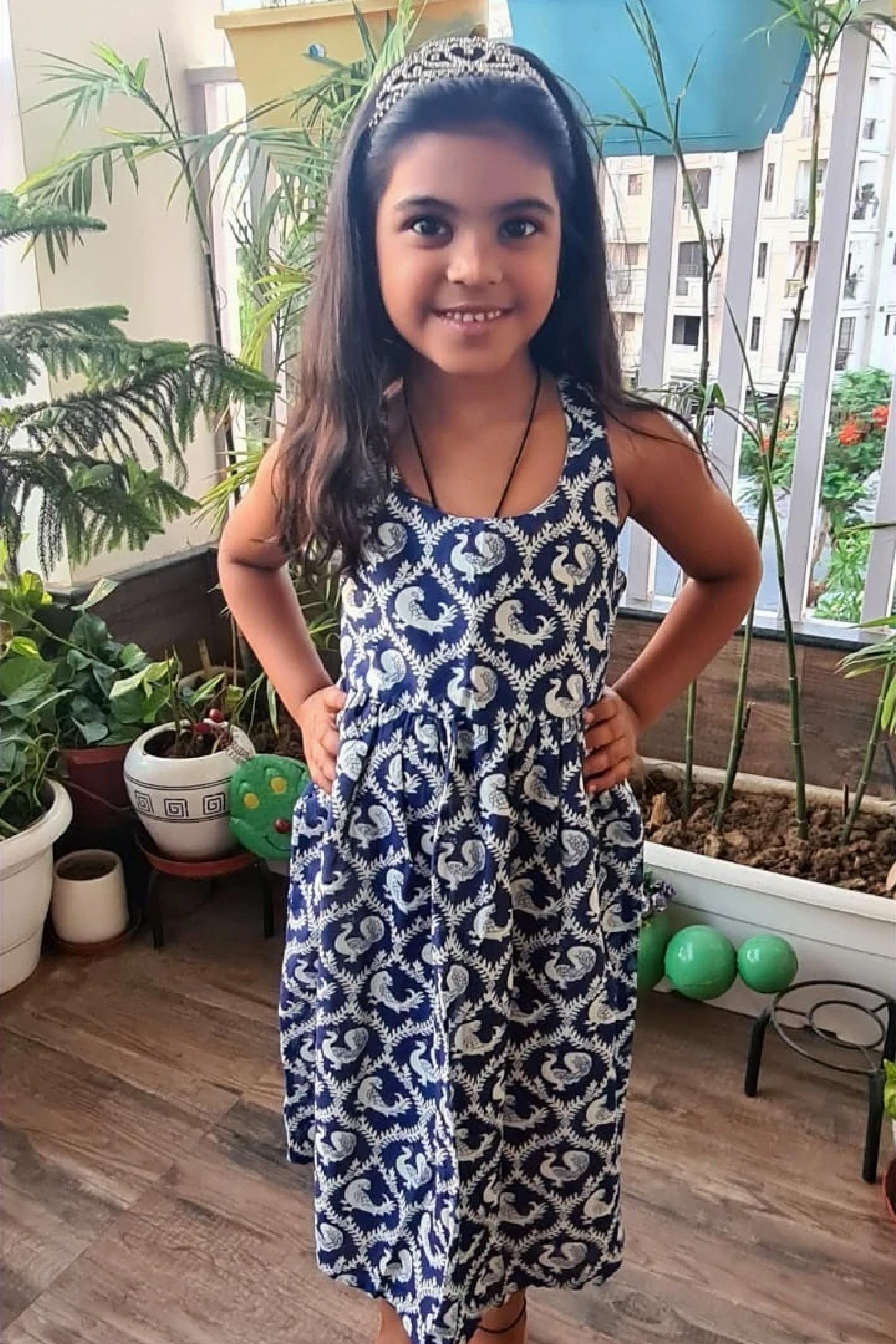 Indigo Bobin Frock