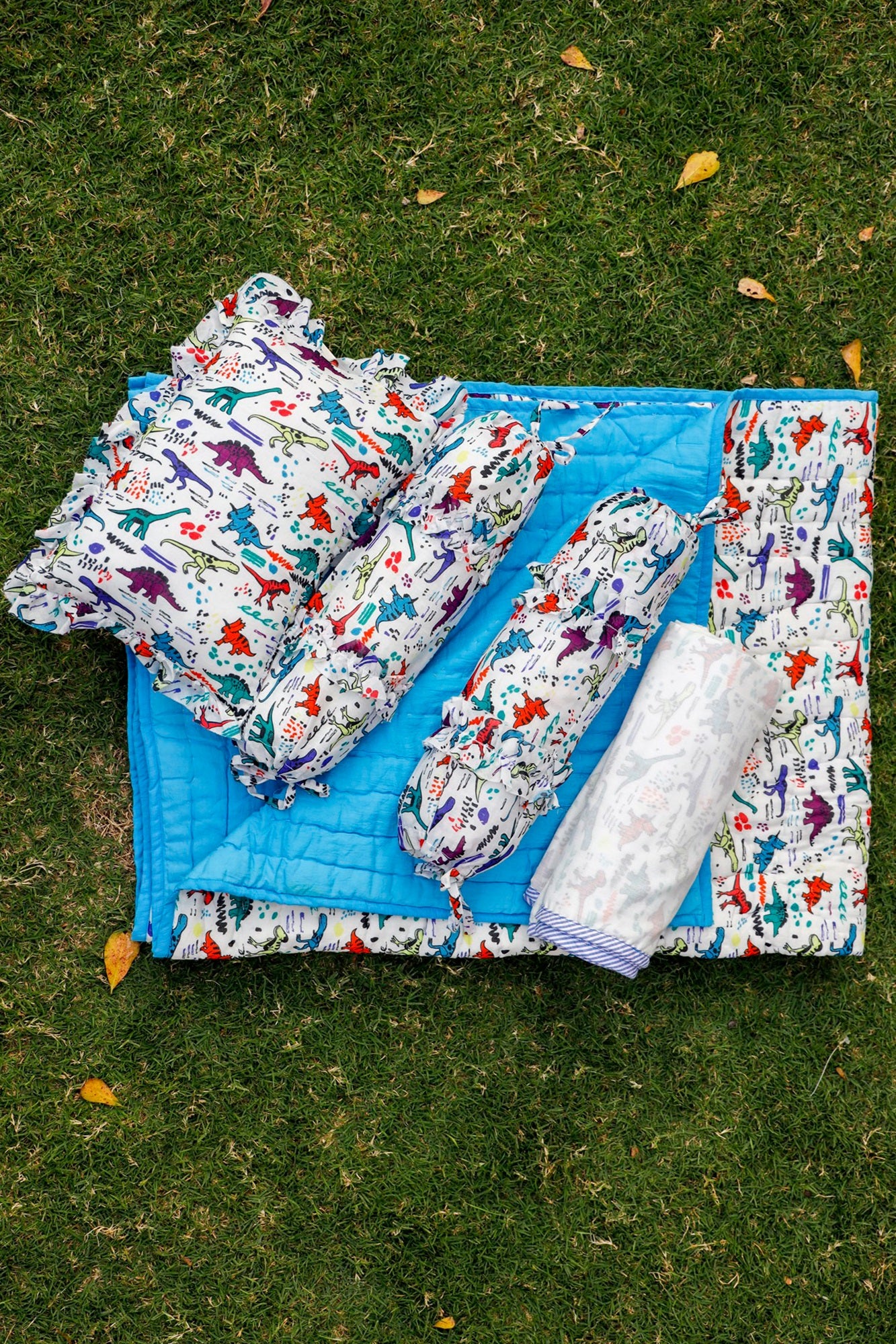 Baby Quilt - Multi Crocodile
