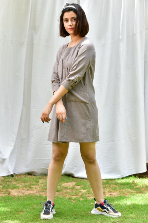 Natural Short Dress