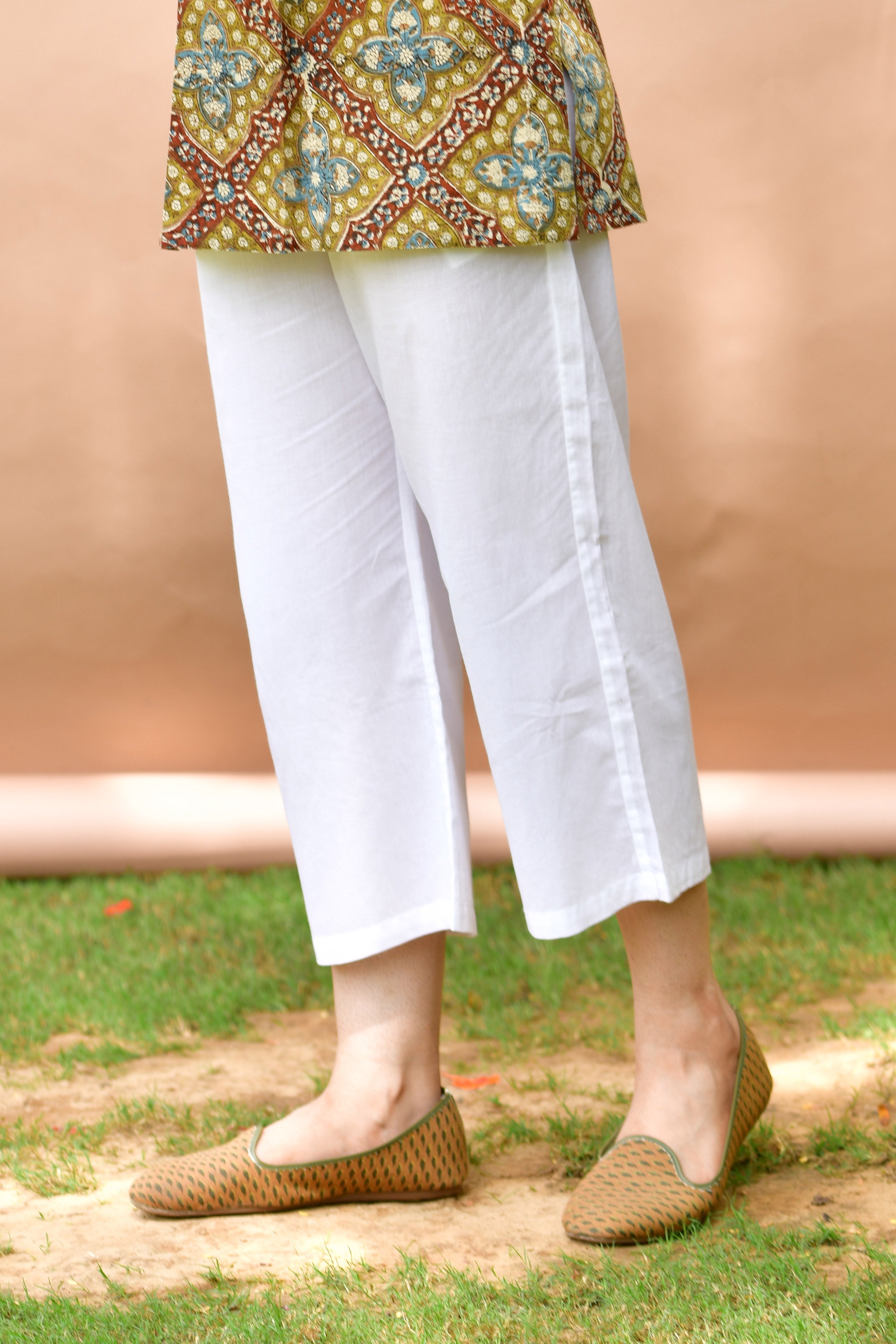 Women White Culottes